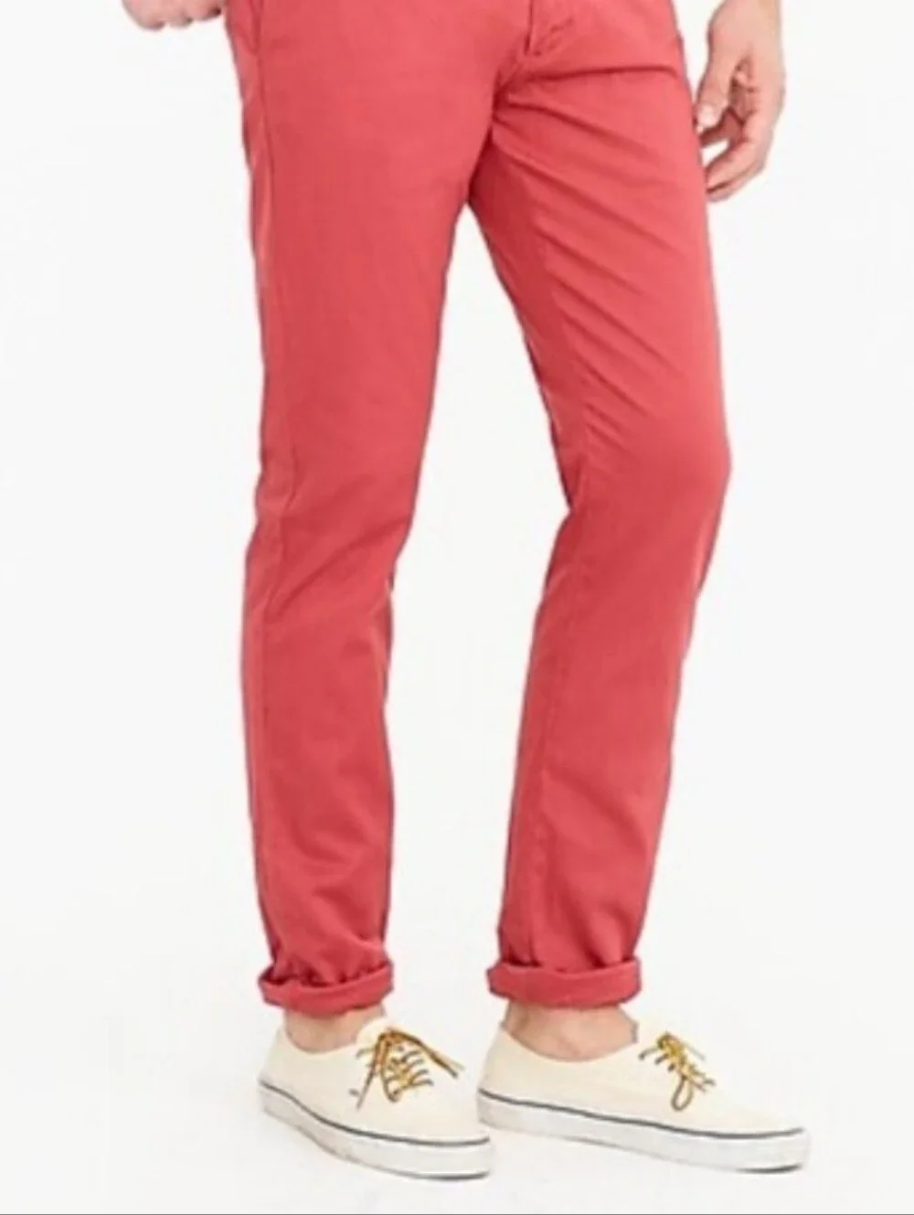J. Crew 484 Slim Stretch Chino Pants in Old Red Size Size 34 x 30